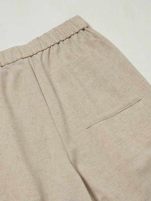 LINEN MIX PAJAMA PT /Y251-31012